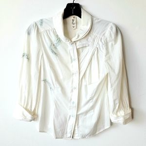 Anthropologie Floreat top size 2